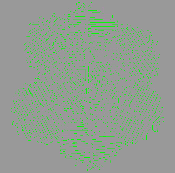 Bloque Autocad Vista de Árbol Color 11 en Planta